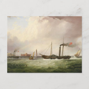 Peddelstoomboot Ariel 1831 Briefkaart