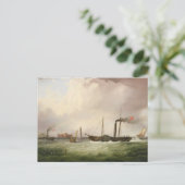 Peddelstoomboot Ariel 1831 Briefkaart (Staand voorkant)