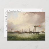 Peddelstoomboot Ariel 1831 Briefkaart (Voorkant / Achterkant)