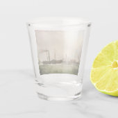 Peddelstoomboot Ariel 1831 Shot Glas (Achterkant)