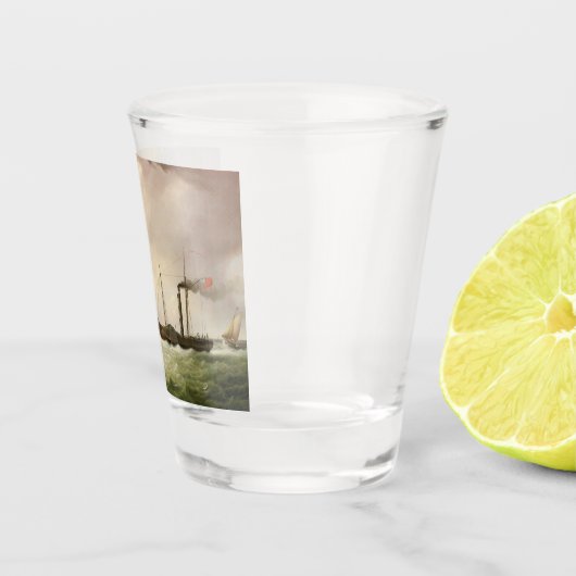 Peddelstoomboot Ariel 1831 Shot Glas (Rechts)
