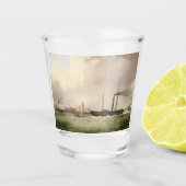Peddelstoomboot Ariel 1831 Shot Glas (Voorkant)