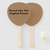 peddelventilator handwaaier (Voorkant en achterkant)