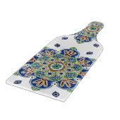 Peddelvormige medaillon glazen snijplank (Hoek)