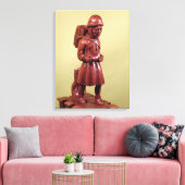 Peddler of Swaffham, c.1462 Canvas Afdruk (Insitu (Woonkamer))