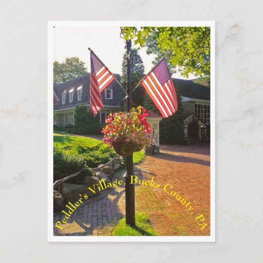 Peddler's Village, Bucks County, PA Briefkaart (Voorkant)