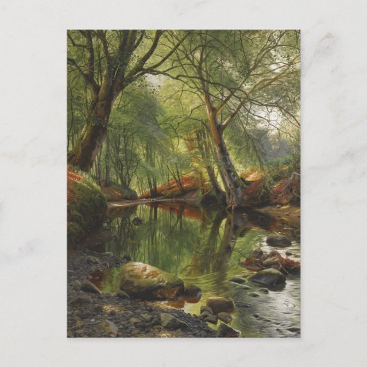 Peder Mønsted A woodland stream CC0466 Briefkaart (Voorkant)