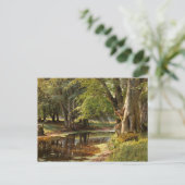 Peder Monsted - boslandschap Briefkaart (Staand voorkant)