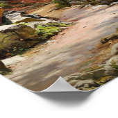 Peder Monsted - Een bos nabij Ilsenburg Poster (Hoek)