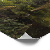 Peder Monsted - Wooded River Landscape Poster (Hoek)