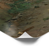 Peder Mørk Mønsted Shadow van een Italiaans pergol Poster (Hoek)