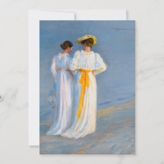 Peder Severin Kroyer - Anna Ancher & Marie Kroyer Bedankkaart (Voorkant)