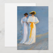 Peder Severin Kroyer - Anna Ancher & Marie Kroyer Bedankkaart (Voorkant / Achterkant)