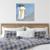 Peder Severin Kroyer - Anna Ancher & Marie Kroyer Canvas Afdruk (Insitu (Slaapkamer))