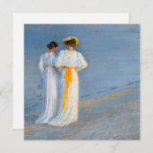 Peder Severin Kroyer - Anna Ancher & Marie Kroyer Kaart (Voorkant / Achterkant)