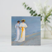 Peder Severin Kroyer - Anna Ancher & Marie Kroyer Kaart (Staand voorkant)