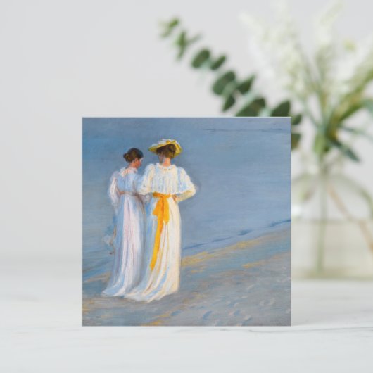 Peder Severin Kroyer - Anna Ancher & Marie Kroyer Kaart (Staand voorkant)