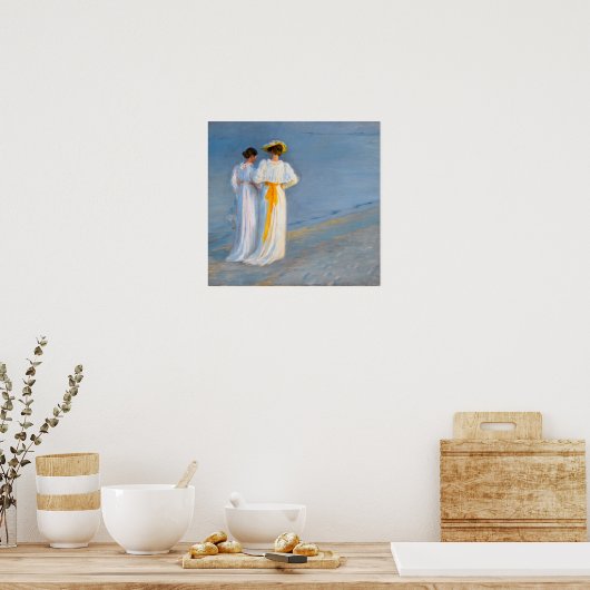 Peder Severin Kroyer - Anna Ancher & Marie Kroyer Poster (Keuken)