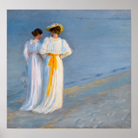 Peder Severin Kroyer - Anna Ancher & Marie Kroyer Poster (Voorkant)
