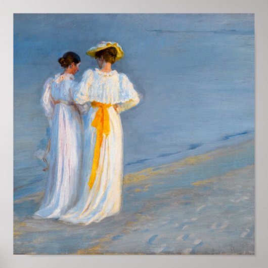 Peder Severin Kroyer - Anna Ancher & Marie Kroyer Poster (Voorkant)
