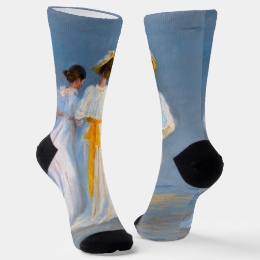 Peder Severin Kroyer - Anna Ancher & Marie Kroyer Sokken (Gebogen)