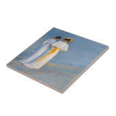 Peder Severin Kroyer - Anna Ancher & Marie Kroyer Tegeltje (Zijkant)