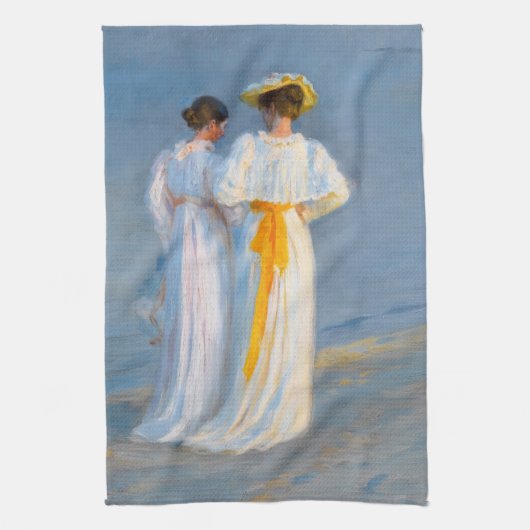 Peder Severin Kroyer - Anna Ancher & Marie Kroyer Theedoek (Verticaal)
