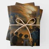 Peder Severin Kroyer - Bonfire in de nacht van de Inpakpapier Vel (In situ)