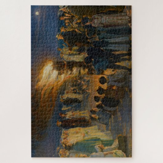 Peder Severin Kroyer - Bonfire in de nacht van de Legpuzzel (Verticaal)