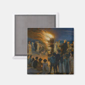 Peder Severin Kroyer - Bonfire in de nacht van de Magneet (Voorkant / Achterkant)