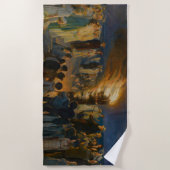 Peder Severin Kroyer - Bonfire in de nacht van de Strandlaken (Voorkant)