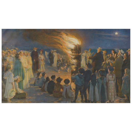 Peder Severin Kroyer - Bonfire in de nacht van de Tafelkleed (Voorkant (Horizontaal))
