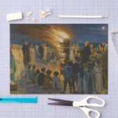 Peder Severin Kroyer - Bonfire in de nacht van de Tissuepapier (Craft)