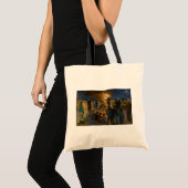 Peder Severin Kroyer - Bonfire in de nacht van de  Tote Bag (Voorkant (product))