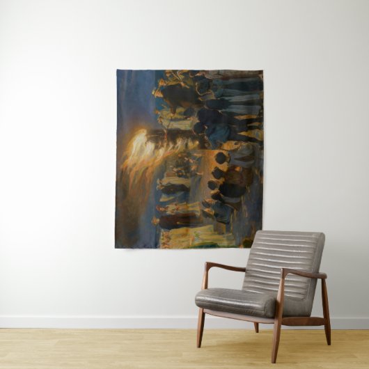 Peder Severin Kroyer - Bonfire in de nacht van de Wandkleed (In situ)