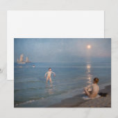 Peder Severin Kroyer - Boys Bathing at Skagen Kaart (Voorkant / Achterkant)