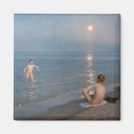 Peder Severin Kroyer - Boys Bathing at Skagen Magneet (Voorkant)