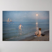 Peder Severin Kroyer - Boys Bathing at Skagen Poster (Voorkant)
