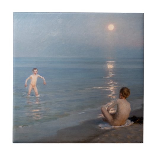 Peder Severin Kroyer - Boys Bathing at Skagen Tegeltje (Voorkant)
