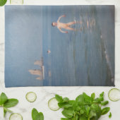 Peder Severin Kroyer - Boys Bathing at Skagen Theedoek (Gevouwen)