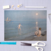 Peder Severin Kroyer - Boys Bathing at Skagen Tissuepapier (Craft)