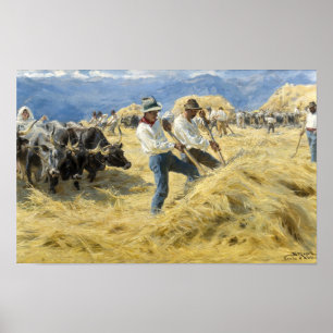 Peder Severin Kroyer - Dorsen in de Abruzzi Poster