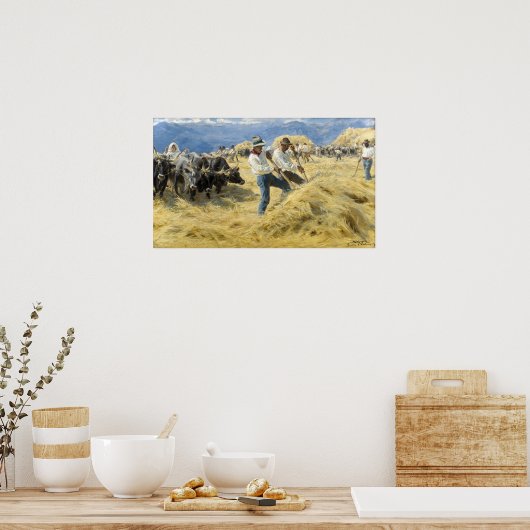 Peder Severin Kroyer - Drempelwaarde in de Abruzze Poster (Keuken)