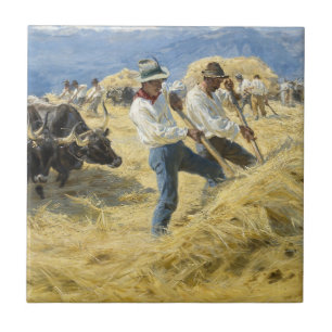 Peder Severin Kroyer - Drempelwaarde in de Abruzze Tegeltje