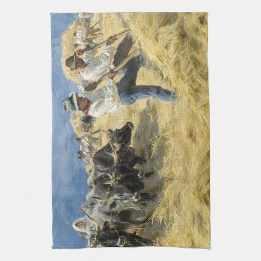 Peder Severin Kroyer - Drempelwaarde in de Abruzze Theedoek (Verticaal)