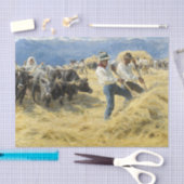 Peder Severin Kroyer - Drempelwaarde in de Abruzze Tissuepapier (Craft)