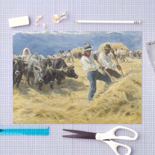 Peder Severin Kroyer - Drempelwaarde in de Abruzze Tissuepapier (Craft)