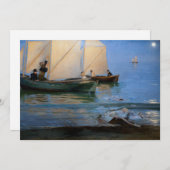 Peder Severin Kroyer - Geviste vaten Bedankkaart (Voorkant / Achterkant)