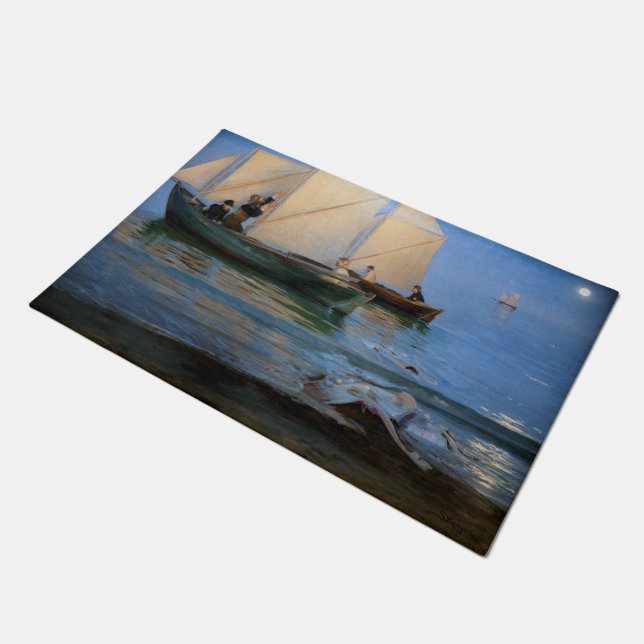 Peder Severin Kroyer - Geviste vaten Deurmat (Schuin)