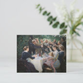 Peder Severin Kroyer - Hip, Hip, Hurrah! Briefkaart (Staand voorkant)